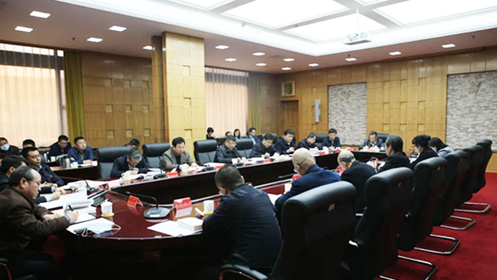 省委组织部举行理论学习中心组第四次党史专题学习会